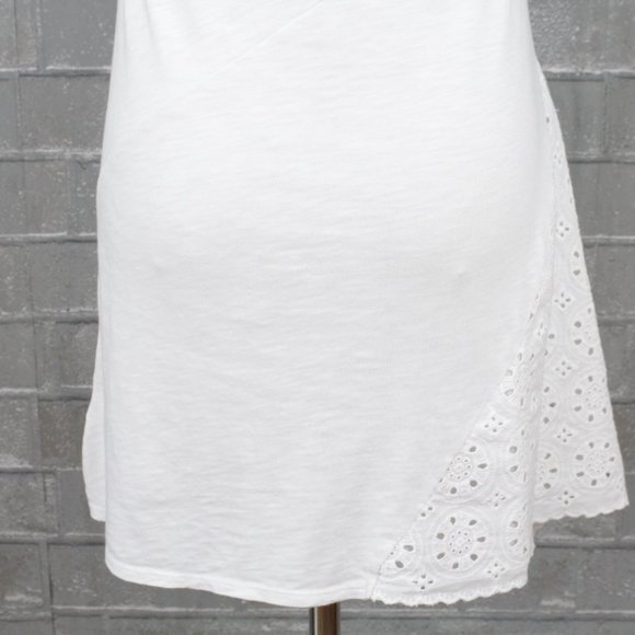 Anthro Leifnotes Asymmetrical White Tank Top - Picture 7 of 12